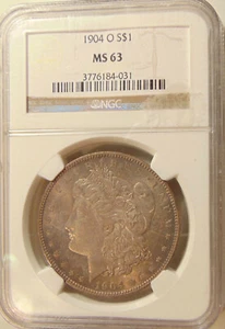 1904-O Morgan Silver Dollar - Better Date - NGC MS63 - Pretty BU Coin - Bild 1 von 4