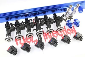 R33 Skyline GTS25T Top Feed Fuel Rail kit w/ 1000cc BOSCH Fuel Injectors - Bild 1 von 9