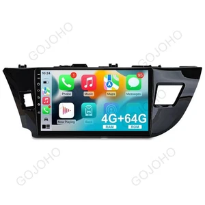 64GB For Toyota Corolla 2014-2016 Apple CarPlay Android 13 Car Stereo Navi Radio - Picture 1 of 20
