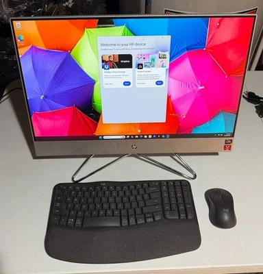 PC todo en uno HP 24-dp0014 pantalla táctil Ryzen 5 3500U 12 GB Ram 1920x1080 PLATEADA Foto 1 de 4