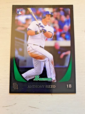 Anthony Rizzo RC 2011 Bowman Draft #70 Cubs Rookie Yankees, Cachorros, (RC) Foto 1 de 3