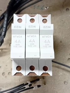 Eton / Memshield 2 MFM04 - 3 Phase 4amp HRC 3 phase Fuse Link & cable connection - Picture 1 of 9