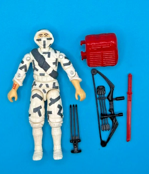 1988 Hasbro STORM SHADOW V2 G.I. Boneco Joe 3,75 polegadas ARAH Cobra quase completo - Imagem 1 de 3