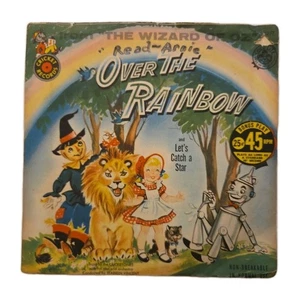 The Wizard Of Oz "Over the Rainbow" Cricket Records Vinyl 45 Record - Imagen 1 de 6