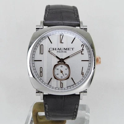 Orologio CHAUMET Dandy automatico quadrante argento 35 mm 35 mm uomo SS - Immagine 1 di 4