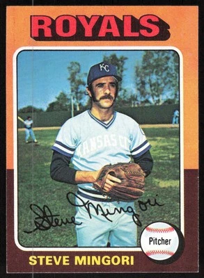 1975 Topps #544 Steve Mingori - $1 SHIPPING (JB4) - Image 1 of 2
