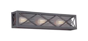 Designers Fountain 87303 Bronze High Line 3-Light Bath Bar - Picture 1 of 1