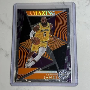 2021-22 Panini Illusions Amazing #5 LeBron James Orange Parallel - Picture 1 of 2