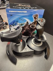 Thrustmaster T-Flight Hotas x V2 Flight Simulator Joystick Black for PS3/PC - Picture 1 of 8