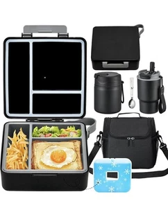 Lunchbox set with Bento container and portable insulated lunch bag - Picture 1 of 6