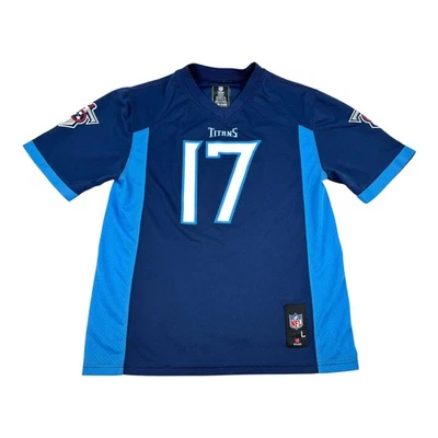 Tennessee Titans Jersey Shirt Boys Large Blue NFL Football Ryan Tannehill Youth - Image 1 of 4