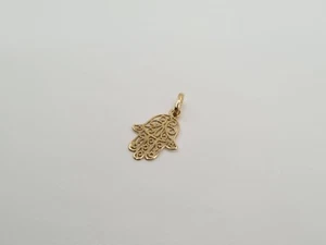 Pendentif en or jaune 18 carats 0.70g, 2.5 x 0.6cm - Picture 1 of 2
