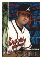 1995 Bowman Atlanta Braves Baseball Card #194 Jason Schmidt