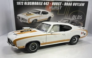 ACME 1/18 Scale 1972 OLDSMOBILE 442”HURST”DRAG OUTLAW - Picture 1 of 12