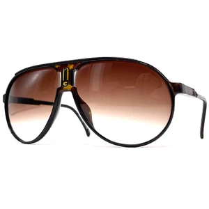 Vintage CARRERA "CHAMPION" sunglasses - Italy - Original - Dark Havana / Brown - Bild 1 von 9