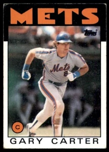 1986 Topps Baseball #170 Gary Carter - Picture 1 of 2