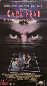 Cape Fear (VHS, 1992) Martin Scorsese Robert DeNiro Nick Nolte Jessica Lange
