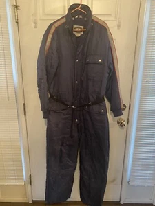 Vintage Midwest Traders Snowsuit Coveralls Jumpsuit Snowmobile Apparel Ski Large - Picture 1 of 6