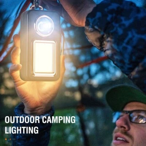 Solar Portable LED Camping Light Tent Lamp Rechargeable USB Power Bank Hiking - Picture 1 of 10