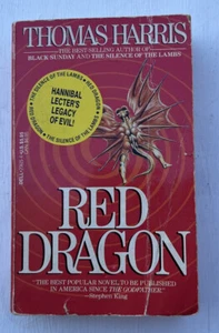 Red Dragon by Thomas A. Harris 1990 Dell Paperback HANNIBAL LECTER Novel - Picture 1 of 3