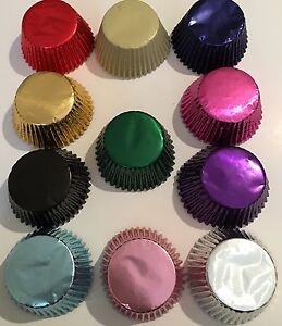 Foil CUPCAKE CASES  High Quality Greaseproof Bun/Muffin/Baking  