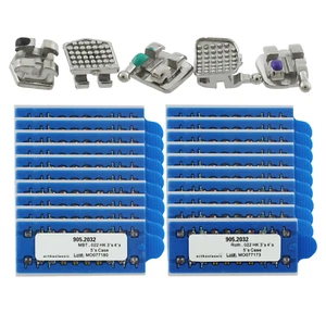 Dental Kieferorthopädische Metall Brackets Mini Zahnspange MIM ROTH MBT 022 345 mit Haken - Bild 1 von 34