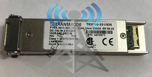 Transmode FTRX-3611-339-TR, OC-192IR-2 DWDM, 10GBASE-ER/EW,TRX100 *PN010620* - Imagen 1 de 4