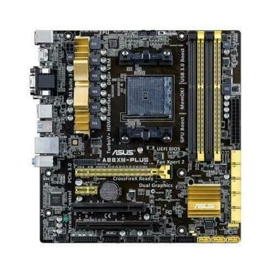 ASUS A88XM-PLUS Socket FM2/FM2+ AMD A88X DDR3 Micro ATX USB3.0 VGA Motherboard - Image 1 of 3