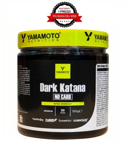 YAMAMOTO NUTRITION Dark Katana No Carbo 320 gr pre workout bomba gusto arancia - Foto 1 di 1