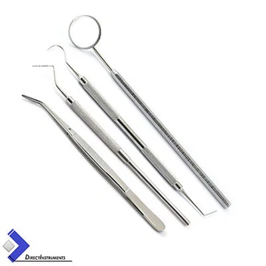 Dental Mouth Mirror Teeth Cleaning Inspection Explorer Diagnostic Williams Probe - Picture 1 of 5