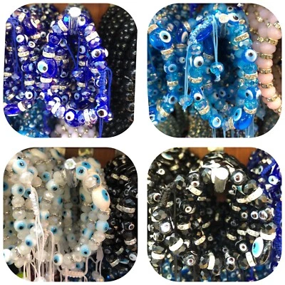 Nazar Boncuk Armkette Armband GlasPerlen Modeschmuck Magisches Auge Böser Blick - Bild 1 von 4