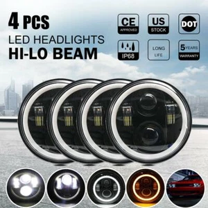 Faros LED HI/LO H5001 H5006 de 5,75" 5-3/4 pulgadas 4 piezas para Plymout Pontiac - Imagen 1 de 12
