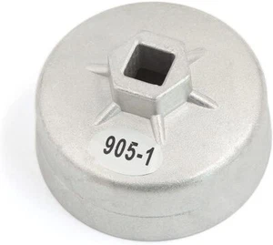 CHIAVE TAZZA IN ALLUMINIO PER FILTRO OLIO DIAM. 74 MM 14 LATI - Foto 1 di 2