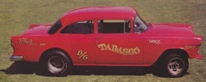 DECALS - Tabasco, Blairs Speed Shop 55 Chev D/Gasser 1967. Nice! - Picture 1 of 6