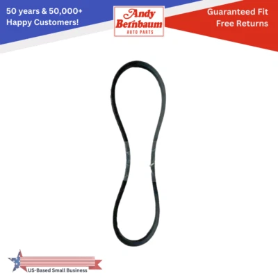 Dodge Truck B1 B2 B3 1948-1953 furgoneta ventilador de 6 cilindros correa de goma negra 1117603 Foto 1 de 4