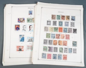 URUGUAY 1870er-1970er GROSSE SAMMLUNG VON ÜBER 1000 BRIEFMARKEN POSTFRISCH & GEBRAUCHT C.V. 900 $+ - Bild 1 von 24