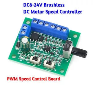 DC8-24V Brushless DC Motor Speed Controller PWM speed control board With Drive - Bild 1 von 5