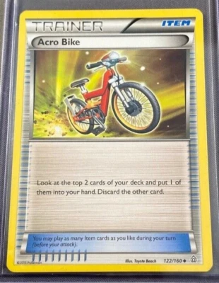 2015 Pokemon Collectible Card Trading Card - Trainer Item Acro Bike 122/160 - Image 1 of 2