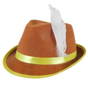 OKTOBERFEST HAT MENS BAVARIAN FANCY DRESS BEER FESTIVAL ACCESSORY ADULT HAT - Picture 1 of 6