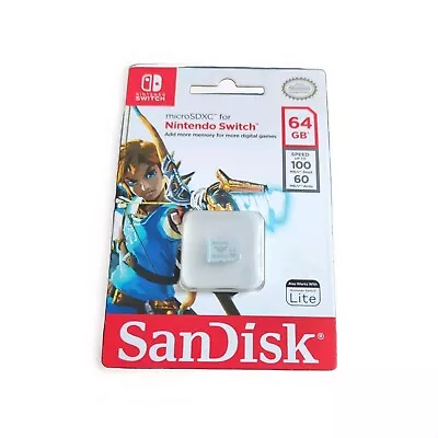 SanDisk 64GB MicroSDXC Memory Card for Nintendo Switch Brand New Free Delivery  - Image 1 of 2