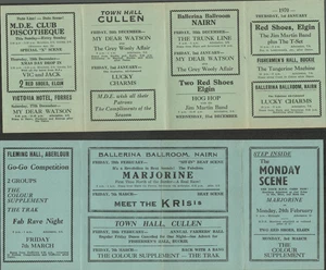 two original Scotland 60's BEAT Pop - Gig Flyer - Picture 1 of 2