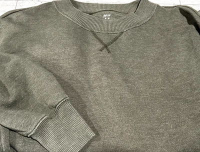 AERIE Green Sweater Pullover Women’s Medium Oversized Crew Neck - Image 1 of 4