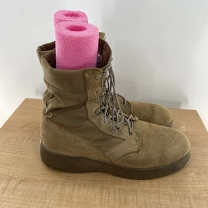 Army Issued Hot Weather Combat Boots Coyote Brown Vibram Army Size 8 R - Picture 1 of 7
