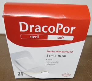 DRACOPOR Pansement 8x10 Cm Stérile (21 Pièces) Neuf OVP - Bild 1 von 5