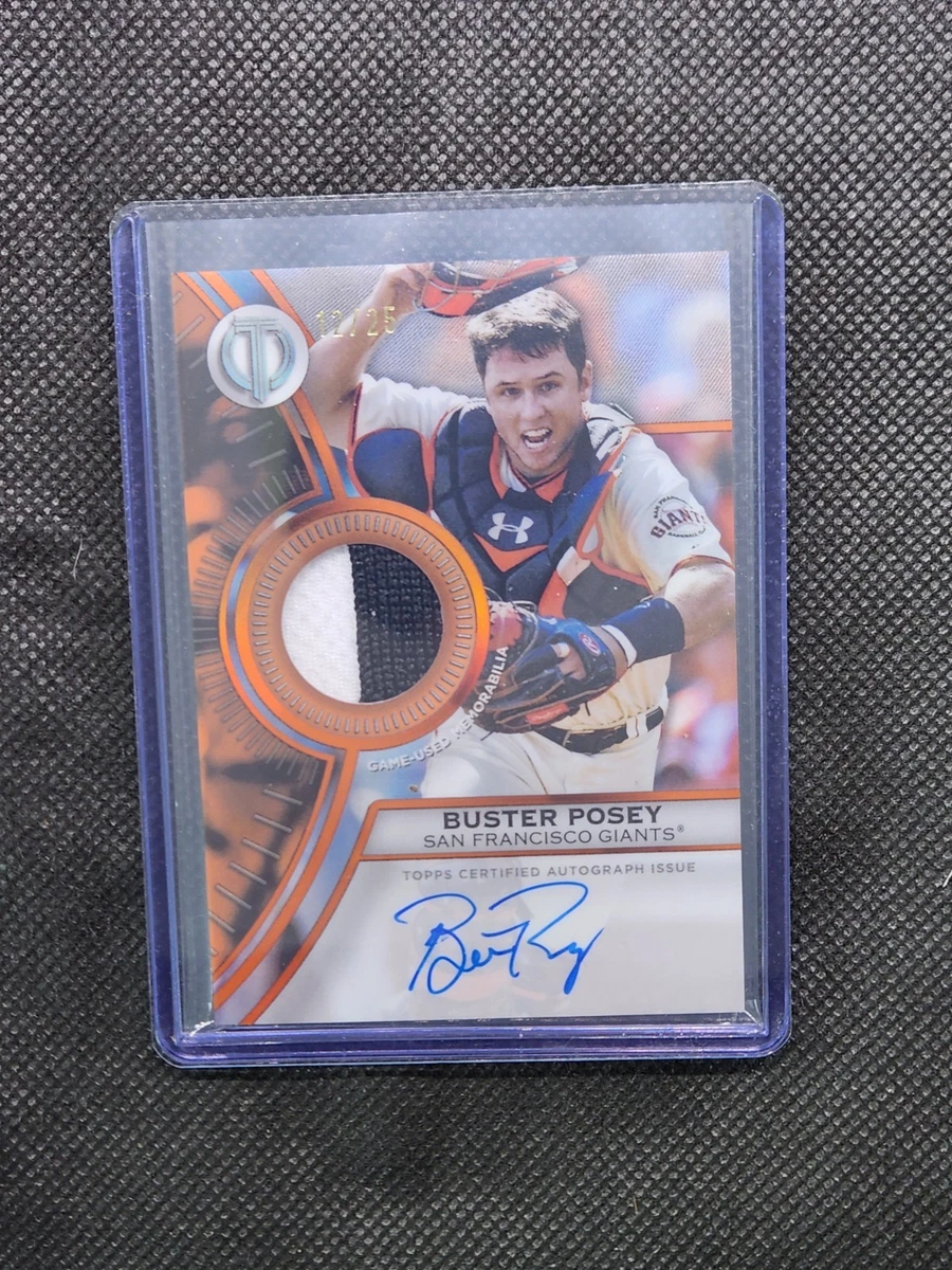 Topps Buster Posey Baseball Autographed Sports Trading Cards