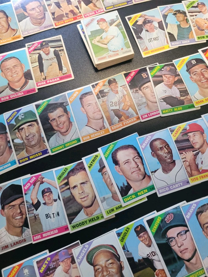 1966 Topps Baseball 74 Card Lot - Johnny Callison | Clete Boyer | More! - Image 1 of 4