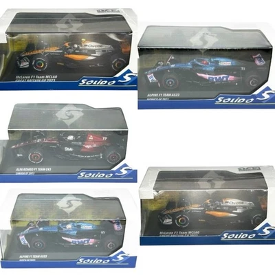 Solido F1 Model Cars, Brand new 1/43 scale F1 Car Model, McLaren, Alfa Romeo Etc - Image 1 of 4
