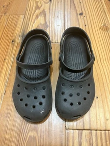 CROCS SHOES DONNA MARY JANE TAGLIA 3 UOMO, 5 DONNA NERO SLING BACK FLATS - Foto 1 di 8