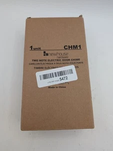 Newhouse Hardware CHM1 Door Bell Chime White 2 Note Electric Door Chime - Picture 1 of 6