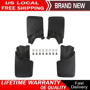 4PC Splash Guards Mud Flaps for Toyota Tacoma 2016 2017-2023 With Fender Flares - Picture 1 of 8